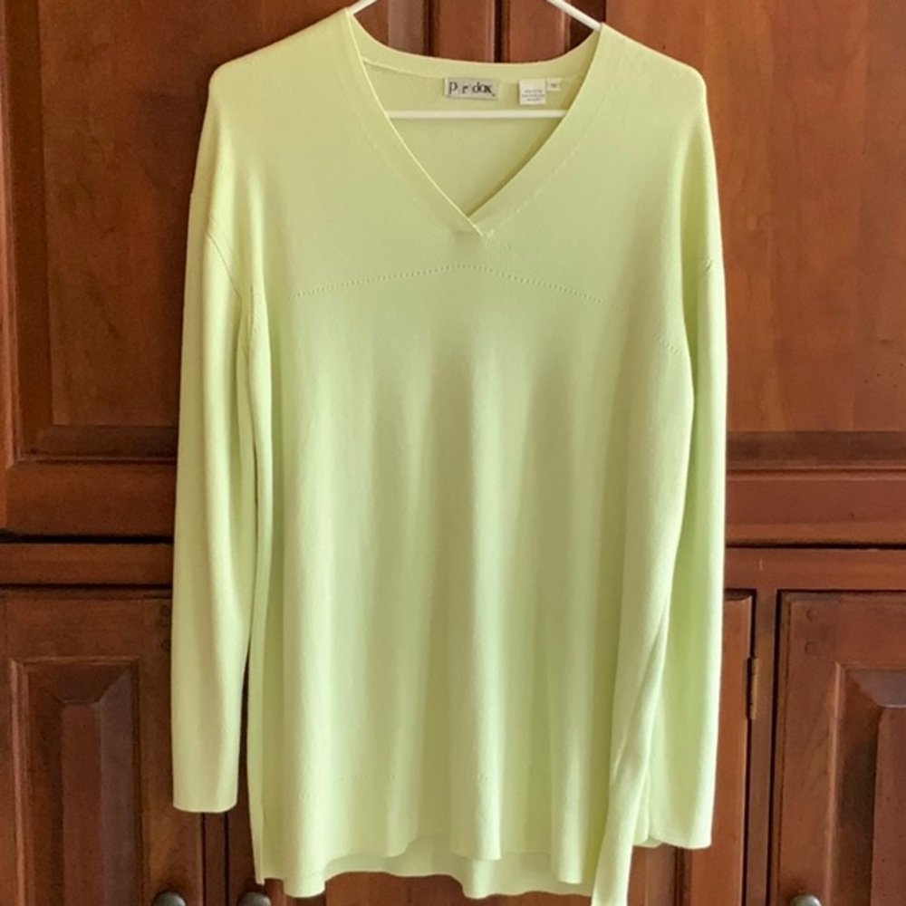 V-Neck 100% Cotton Sweater